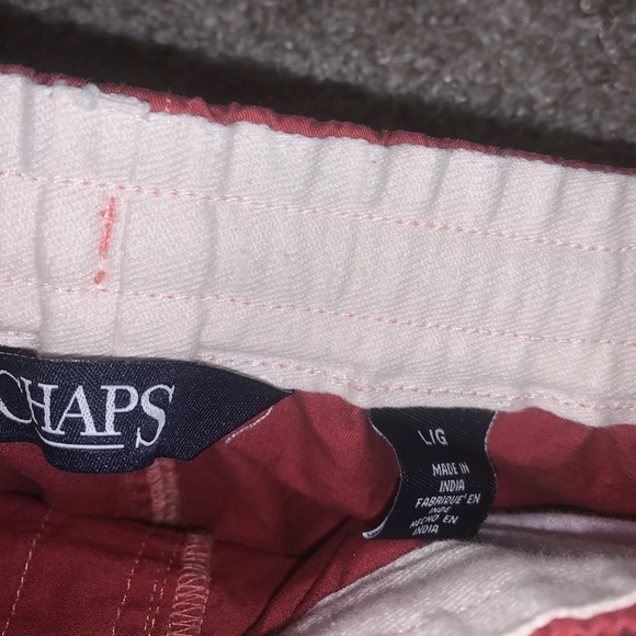 Chaps Red Swim Trunks size L - Picture 4 of 7